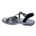 Sandalias Skechers zapatos Mujer modelo Reggae Negro 