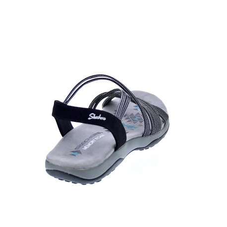Sandalias Skechers zapatos Mujer modelo Reggae Negro 
