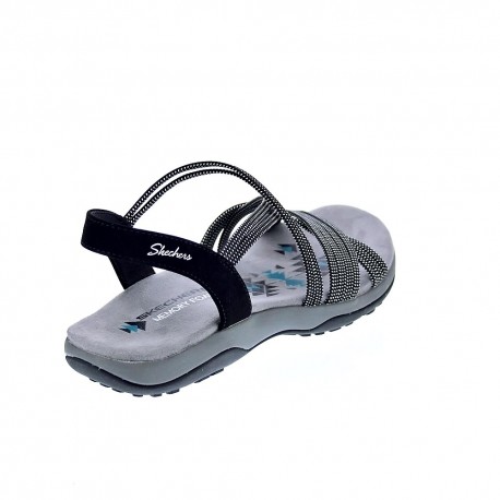 Sandalias Skechers zapatos Mujer modelo Reggae Negro 