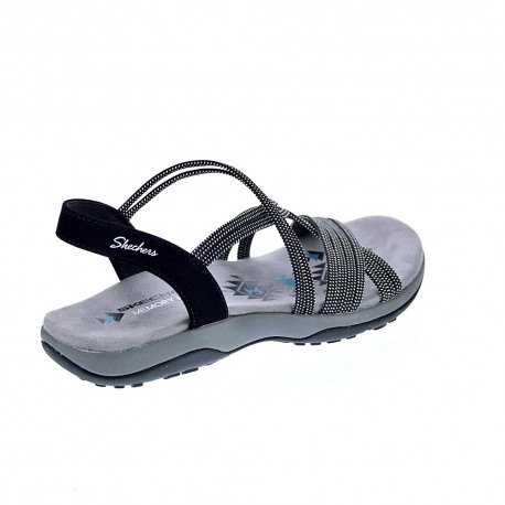 Sandalias Skechers zapatos Mujer modelo Reggae Negro 
