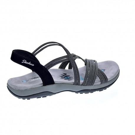 Sandalias Skechers zapatos Mujer modelo Reggae Negro 