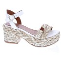Sandalias Popa zapatos Mujer modelo Arnia Amur Blanco 