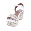 Sandalias Popa zapatos Mujer modelo Arnia Amur Blanco 