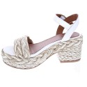 Sandalias Popa zapatos Mujer modelo Arnia Amur Blanco 