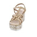 Sandalias Alma en Pena zapatos Mujer modelo V22BL1022 Beige 