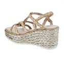Sandalias Alma en Pena zapatos Mujer modelo V22BL1022 Beige 