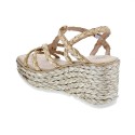 Sandalias Alma en Pena zapatos Mujer modelo V22BL1022 Beige 