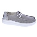 Mocasines Hey Dude zapatos Mujer modelo Wendy Rise Gris 