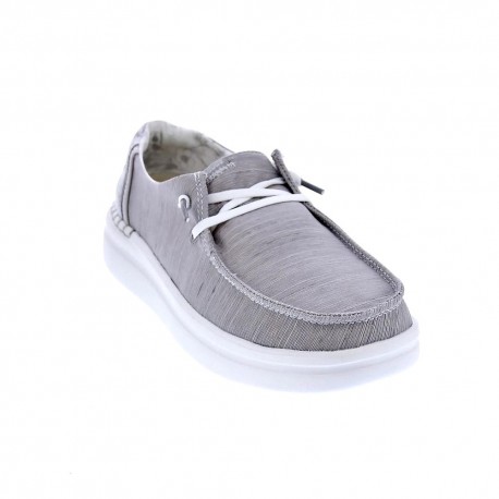 Mocasines Hey Dude zapatos Mujer modelo Wendy Rise Gris 