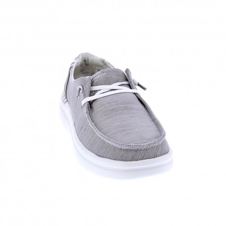 Mocasines Hey Dude zapatos Mujer modelo Wendy Rise Gris 