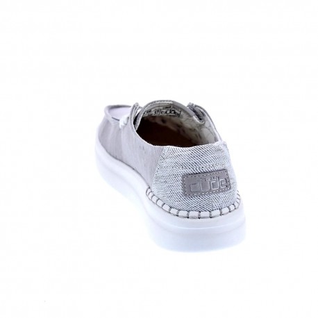 Mocasines Hey Dude zapatos Mujer modelo Wendy Rise Gris 