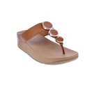 Sandalias FitFlop zapatos Mujer modelo Halo Leather Marrón 