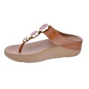 Sandalias FitFlop zapatos Mujer modelo Halo Leather Marrón 
