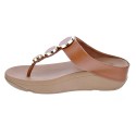 Sandalias FitFlop zapatos Mujer modelo Halo Leather Marrón 