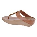 Sandalias FitFlop zapatos Mujer modelo Halo Leather Marrón 