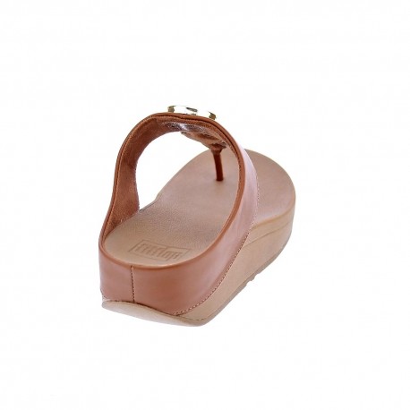 Sandalias FitFlop zapatos Mujer modelo Halo Leather Marrón 