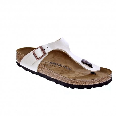 Chanclas Birkenstock zapatos Mujer modelo Gizeh Beige 