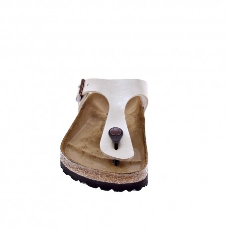 Chanclas Birkenstock zapatos Mujer modelo Gizeh Beige 