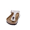 Chanclas Birkenstock zapatos Mujer modelo Gizeh Beige 