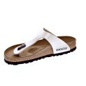 Chanclas Birkenstock zapatos Mujer modelo Gizeh Beige 