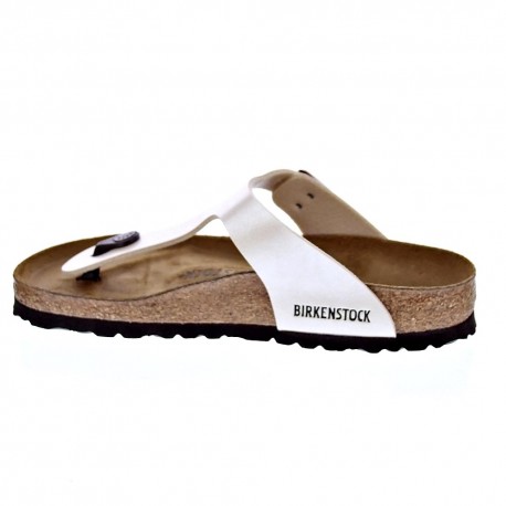 Chanclas Birkenstock zapatos Mujer modelo Gizeh Beige 