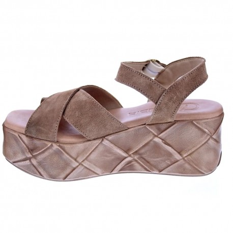 Sandalias Claudia zapatos Mujer modelo Karisa Marrón 