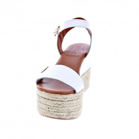 Sandalias Popa zapatos Mujer modelo Kailua Piel Blanco 