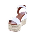 Sandalias Popa zapatos Mujer modelo Kailua Piel Blanco 