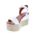 Sandalias Popa zapatos Mujer modelo Kailua Piel Blanco 