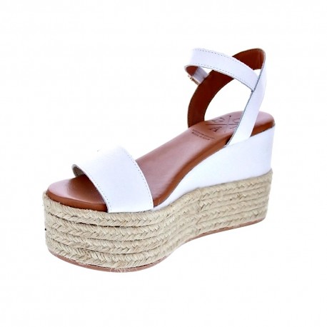 Sandalias Popa zapatos Mujer modelo Kailua Piel Blanco 