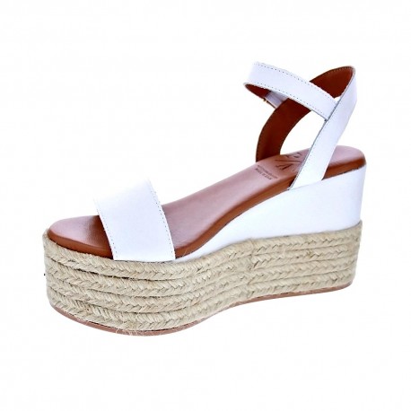 Sandalias Popa zapatos Mujer modelo Kailua Piel Blanco 