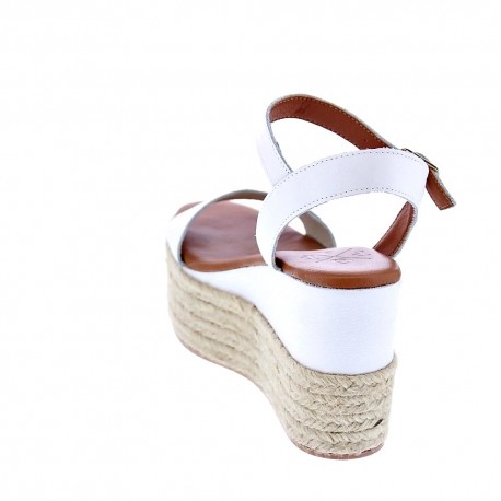 Sandalias Popa zapatos Mujer modelo Kailua Piel Blanco 
