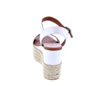 Sandalias Popa zapatos Mujer modelo Kailua Piel Blanco 