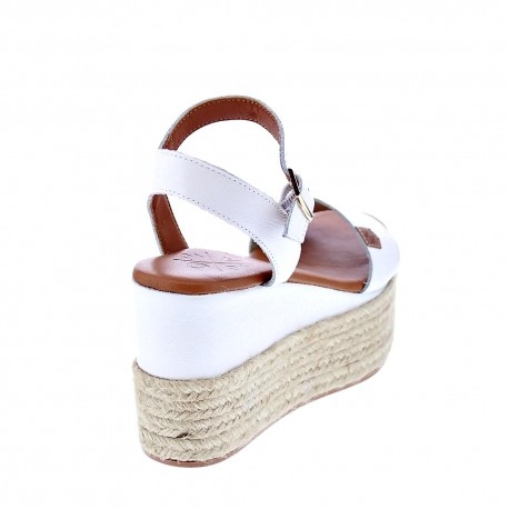 Sandalias Popa zapatos Mujer modelo Kailua Piel Blanco 