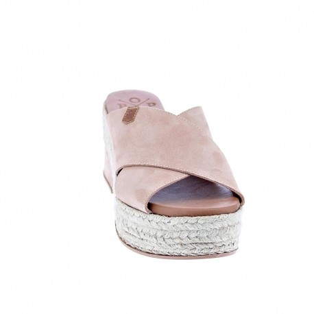 Sandalias Popa zapatos Mujer modelo Nilo Serraje Rosa 