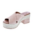 Sandalias Popa zapatos Mujer modelo Nilo Serraje Rosa 