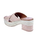 Sandalias Popa zapatos Mujer modelo Nilo Serraje Rosa 