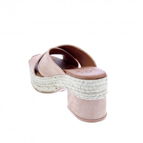 Sandalias Popa zapatos Mujer modelo Nilo Serraje Rosa 