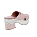 Sandalias Popa zapatos Mujer modelo Nilo Serraje Rosa 