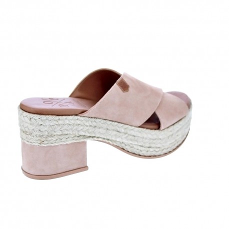 Sandalias Popa zapatos Mujer modelo Nilo Serraje Rosa 