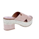 Sandalias Popa zapatos Mujer modelo Nilo Serraje Rosa 