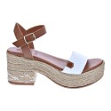 Sandalias Popa zapatos Mujer modelo Arnia Babel Blanco 