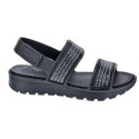 Sandalias Skechers zapatos Mujer modelo Footsteps Negro 