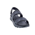 Sandalias Skechers zapatos Mujer modelo Footsteps Negro 