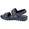 Sandalias Skechers zapatos Mujer modelo Footsteps Negro 