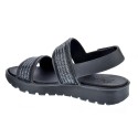 Sandalias Skechers zapatos Mujer modelo Footsteps Negro 