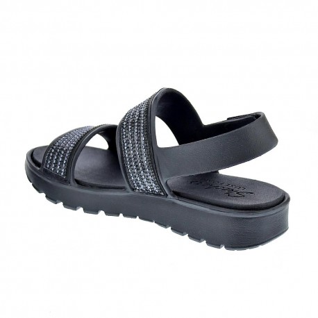 Sandalias Skechers zapatos Mujer modelo Footsteps Negro 