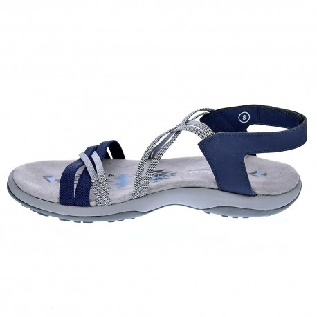 Sandalias Skechers zapatos Mujer modelo Reggae Azul 