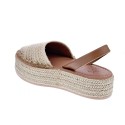 Abarcas menorquinas Popa zapatos Mujer modelo Chiara Beige 