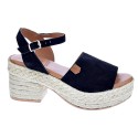Sandalias Popa zapatos Mujer modelo Roda Serraje Negro 